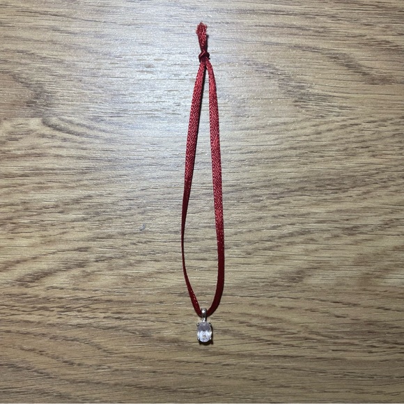 Rose Quartz Angara Sterling Silver Oval Pendant, New - Picture 2 of 6